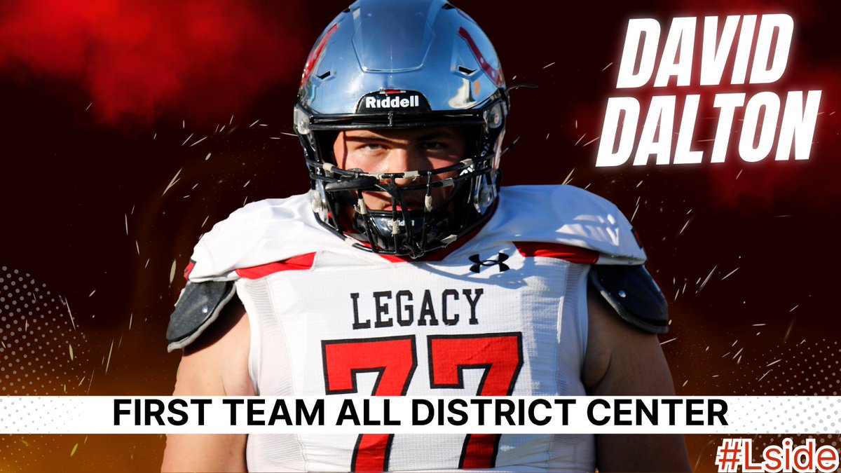 legacybroncofb's tweet photo. David Dalton: Captain, Offensive lineman of the year, and now FIRST TEAM ALL DISTRICT CENTER!!!

Congratulations @DavidDalton77!!!

#Lside https://t.co/7Kc0xEYGtm