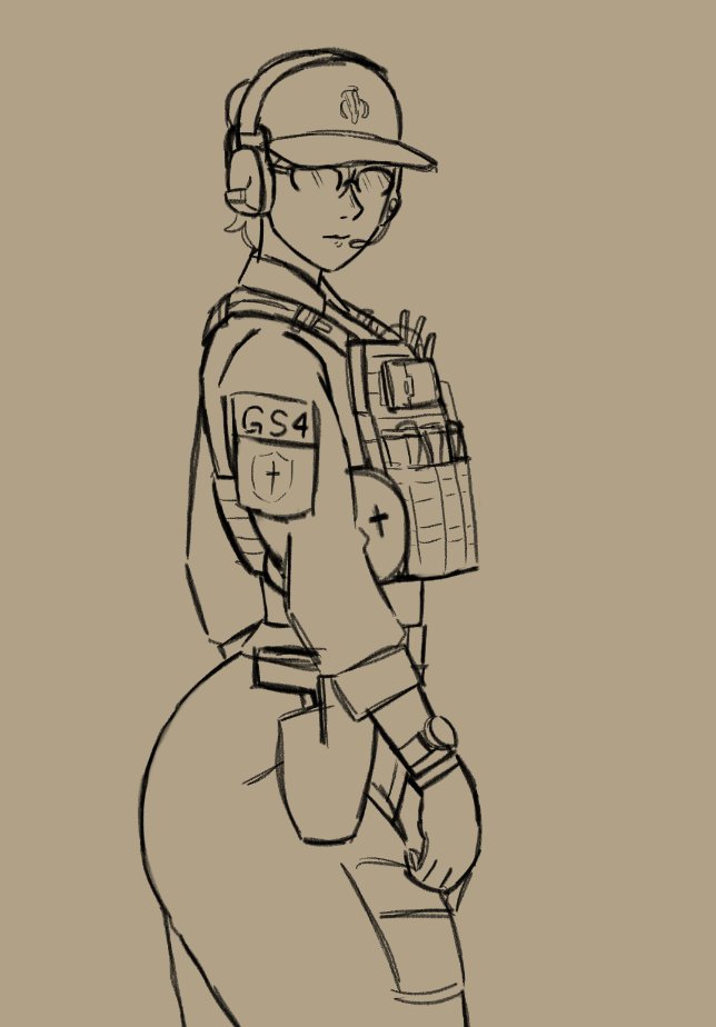 naxt03CE's tweet photo. Dibujos de temática militar, waifus tácticas 
.
.
.
#art #drawing #ilustracion #Military https://t.co/EHGVxFEzYQ
