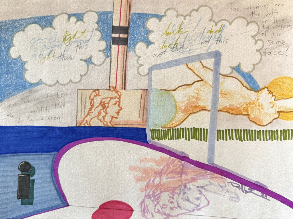 I was thinking about the movie The Thin Red Line when #drawing this one. #fineart #art #figurativeart