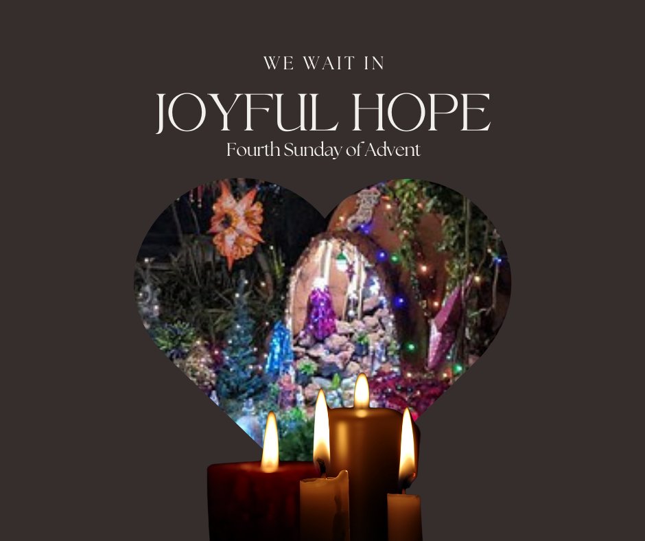 Prepare the way for the Lord. 

Have a blessed Fourth Sunday of Advent as we prepare for His coming into the world.