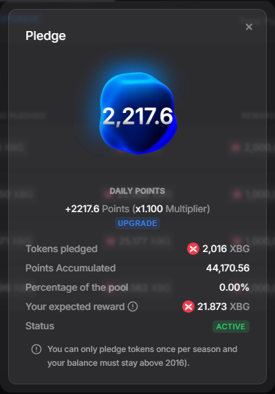 ValentxV4l3nt's tweet photo. Don't fade your $XBG pledge! Let's goooo
#XBGPledge https://t.co/TT4a1jG6lW