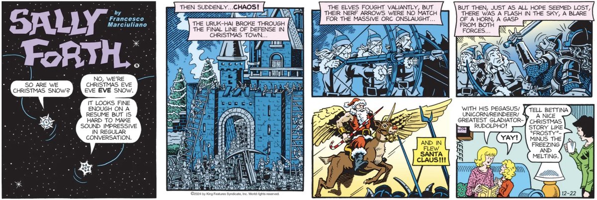 A Sally Forth Christmas Story
Follow "Sally Forth" at comicskingdom.com/sally-forth 
<a href="/jim_keefe/">Jim Keefe</a> <a href="/ComicsKingdom/">Comics Kingdom</a> #Christmas