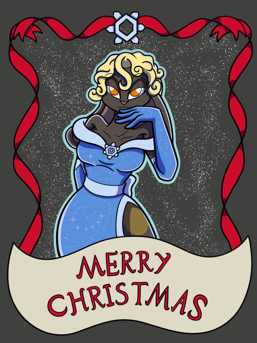 Day 22 of the "25 Christmas Posters"  Day 22, Cassie.  Cassie belongs to <a href="/TheWaywardGeo/">Geoffrey Thomas</a>   #furry #art #Christmas