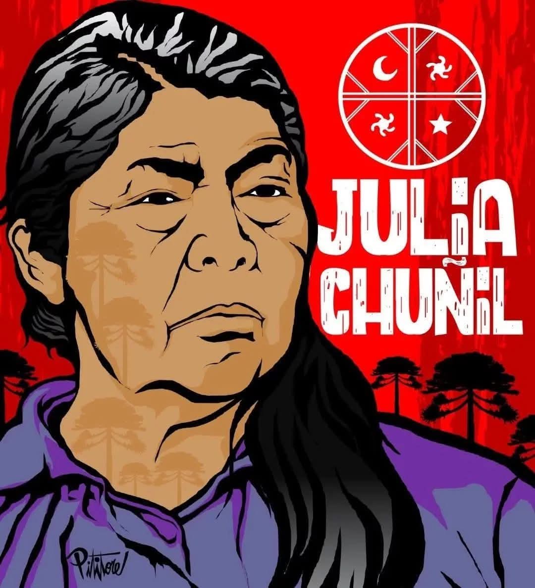 ¿DÓNDE ESTA JULIA CHUÑIL CATRICURA? 
Presidenta de la comunidad indígena Putreguel, lideresa mapuche y defensora ambiental de Máfil (Región de Los Ríos).
Había recibido amenazas por negarse a vender un terreno en la zona.
#JuliaChuñirCatricura
#Desaparecida
#QueAparezcaConVida