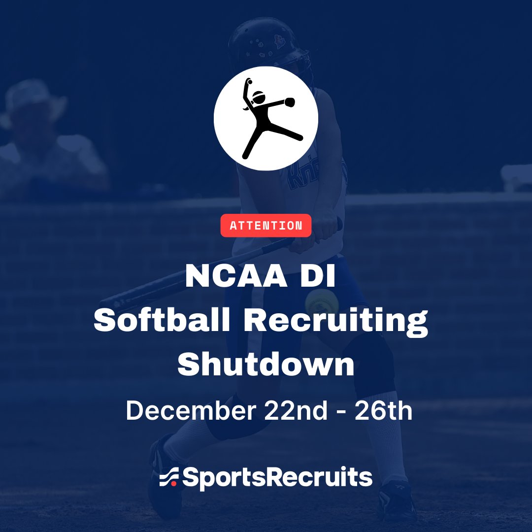 Sports_Recruits's tweet image. Division I Softball has shifted to a Recruiting Shutdown until December 26th.

Division I Baseball has shifted to a Recruiting Shutdown until December 27th.

Swipe ➡️ to learn more about what this means for your process. ⚾️🥎

To learn about when college coaches can start…
