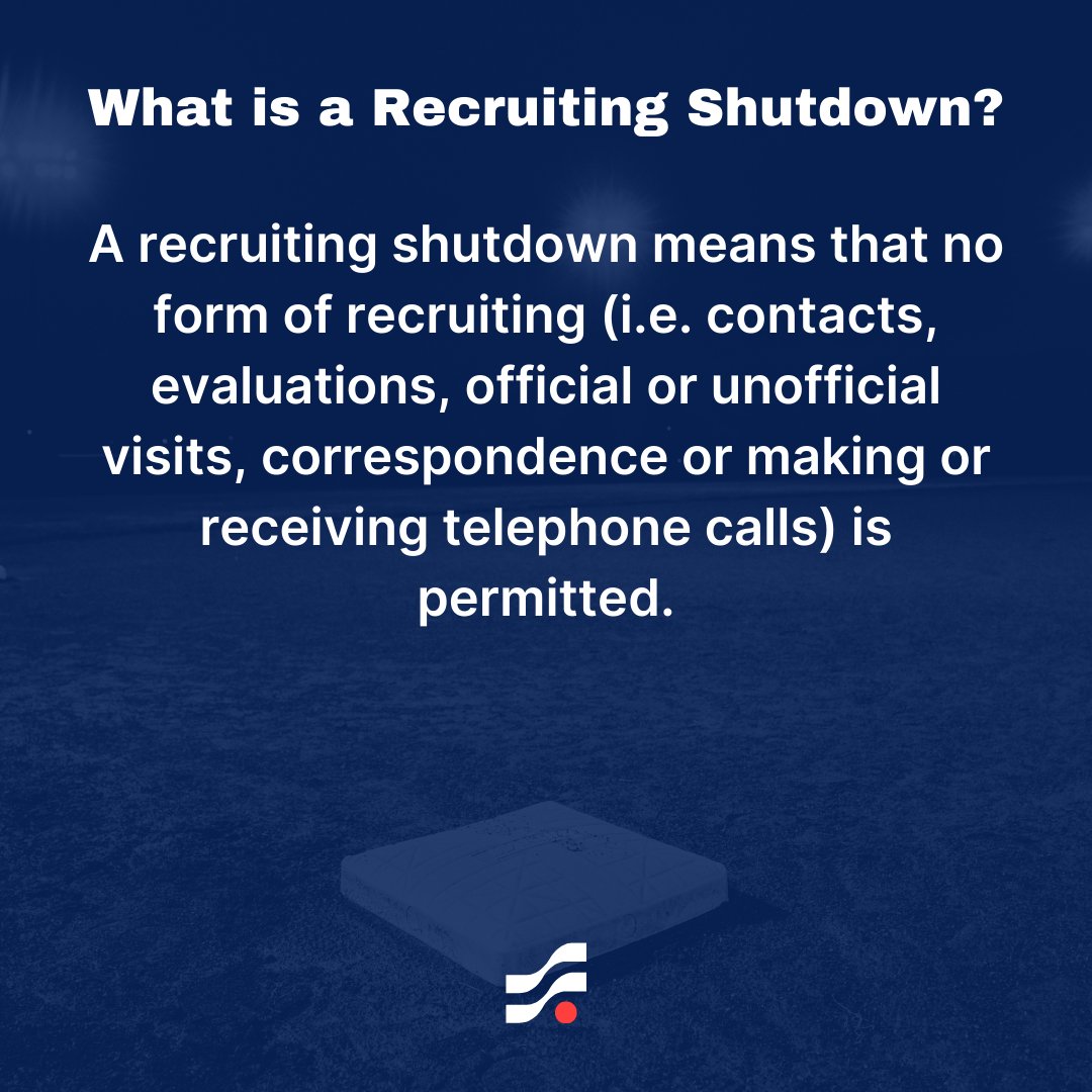 Sports_Recruits's tweet image. Division I Softball has shifted to a Recruiting Shutdown until December 26th.

Division I Baseball has shifted to a Recruiting Shutdown until December 27th.

Swipe ➡️ to learn more about what this means for your process. ⚾️🥎

To learn about when college coaches can start…