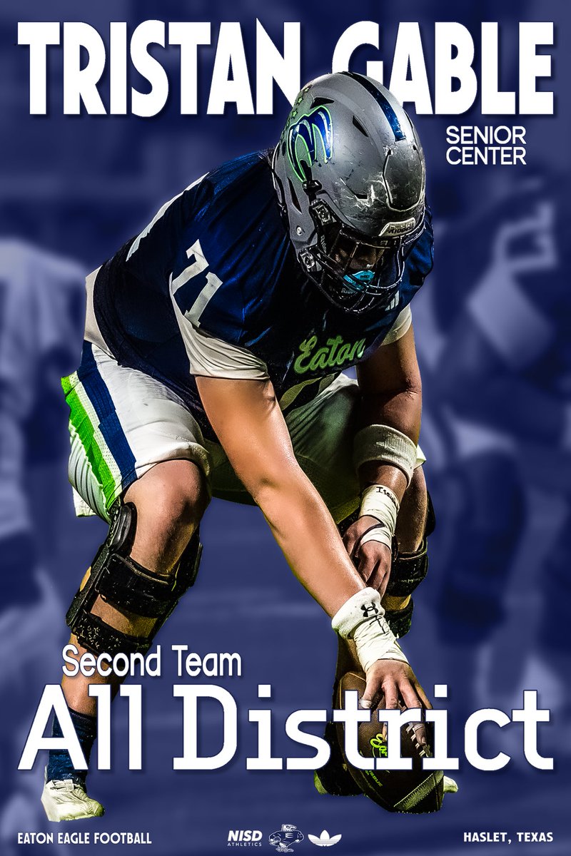 Congratulations to Tristan Gable for earning 4-6a 2nd Team All District honors.

#EATon | #GOBIRDS🦅