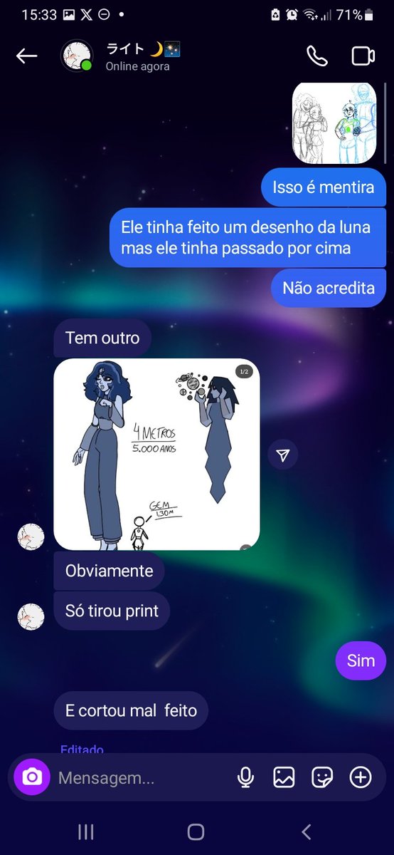 CiaDraw29791's tweet photo. Até tentou enganar minha namorada falando que sabia desenhar mas ele tava tirando print de postagens de outras pessoas e depois fingiu que tinha se errado cara de pauainda bem que ela me avisou https://t.co/OVylZt36y4