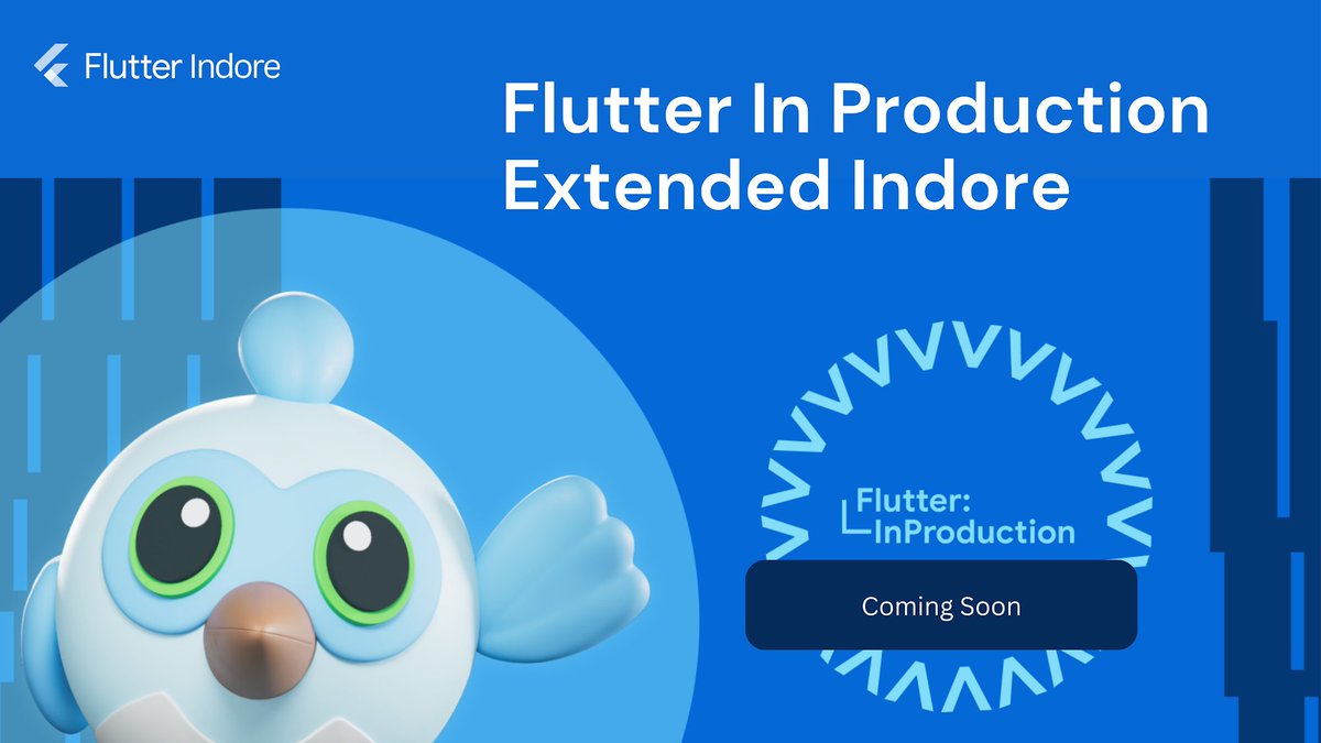 indoreflutter's tweet image. #Flutterindore is back with another developers meetup
#flutterinproduction  #meetups #Indore