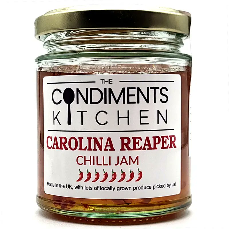 CondimentsKitch's tweet image. 🌶🌶🌶 hot, hot, hot! 🌶🌶🌶

#CondimentsKitch #homegrownchillies #carolinareaperchillijam