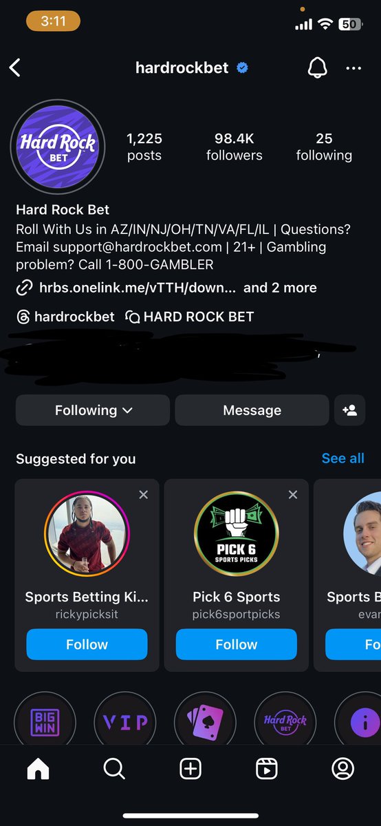 BoominProps's tweet photo. @HardRockBet #RollWithUs I follow on instagram too https://t.co/nEuCkYYOGP