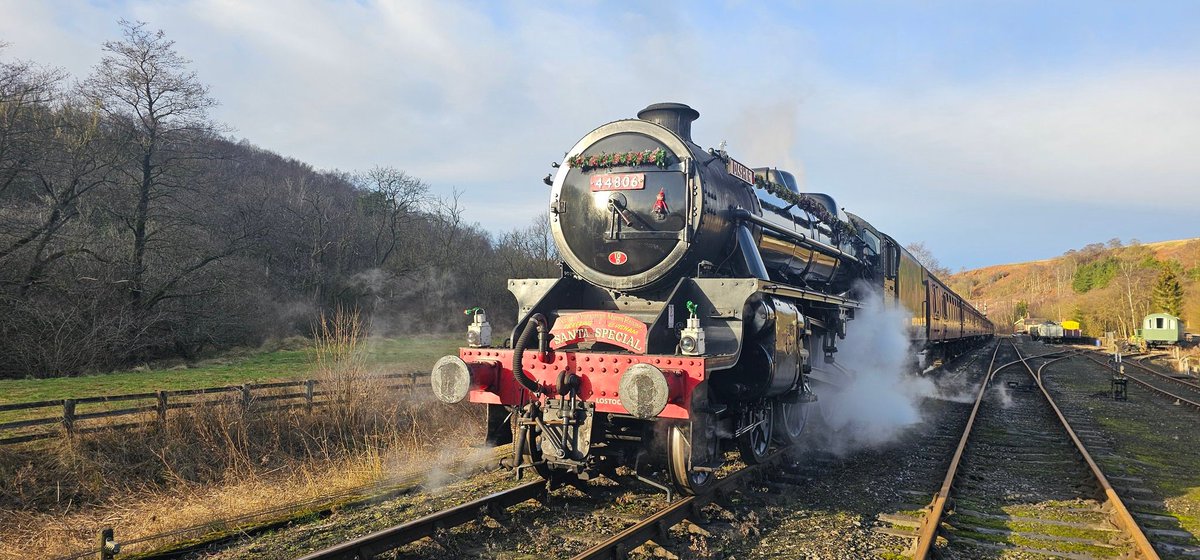 Seeing Santa's daughter due to him been too busy with the children Ole was still happy.

Day 2 helping transport santa around the railway while he see's the children
