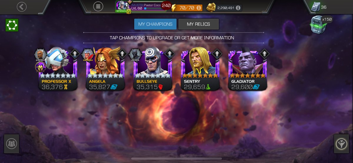 Feeling pretty good about my r3s right now. <a href="/MarvelChampions/">Marvel Contest of Champions</a> #rankwhoyoulove