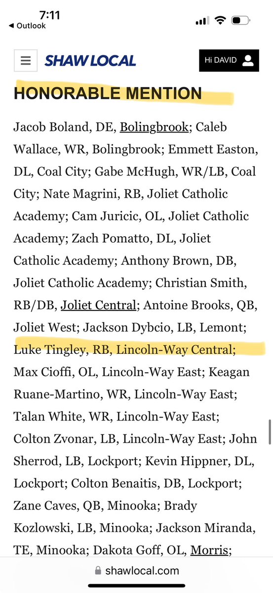 Lincoln-Way Central Football tweet media