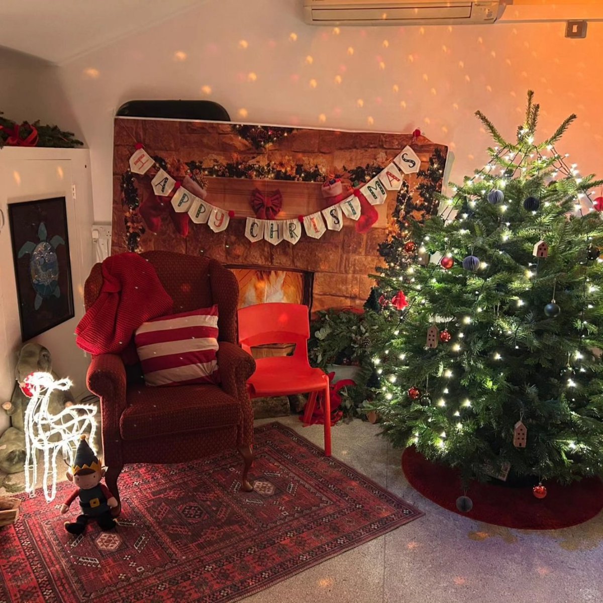 Our Santa's grotto in our sensory room, the elves were busy helping Santa, giving out the presents over the last few weeks 🎅🏽🎄🎁

Merry Christmas and a Happy New Year! See you in 2025 
#merrychristmas