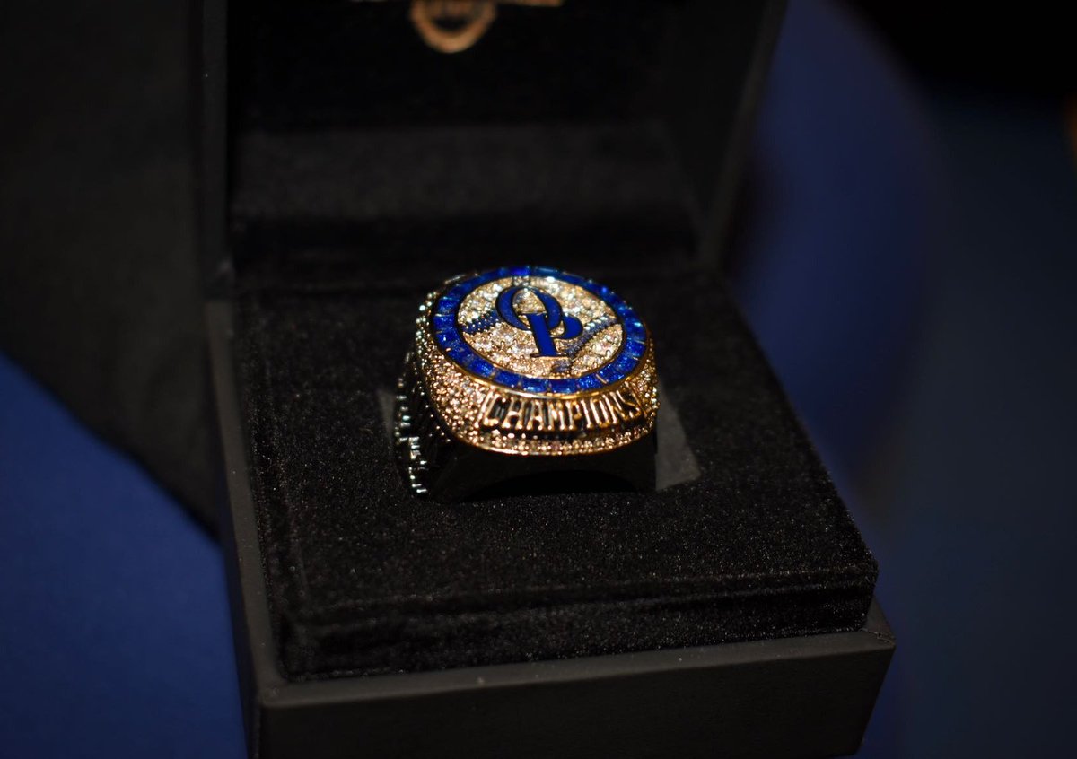 jennawilson2026's tweet photo. State Champ Rings! So blessed to be apart of this amazing team and I am so grateful and proud of everything we have been able to accomplish! LETS GO JACKETS!! @OsbournParkSB 🐝💙💛 https://t.co/E2y1X91flJ