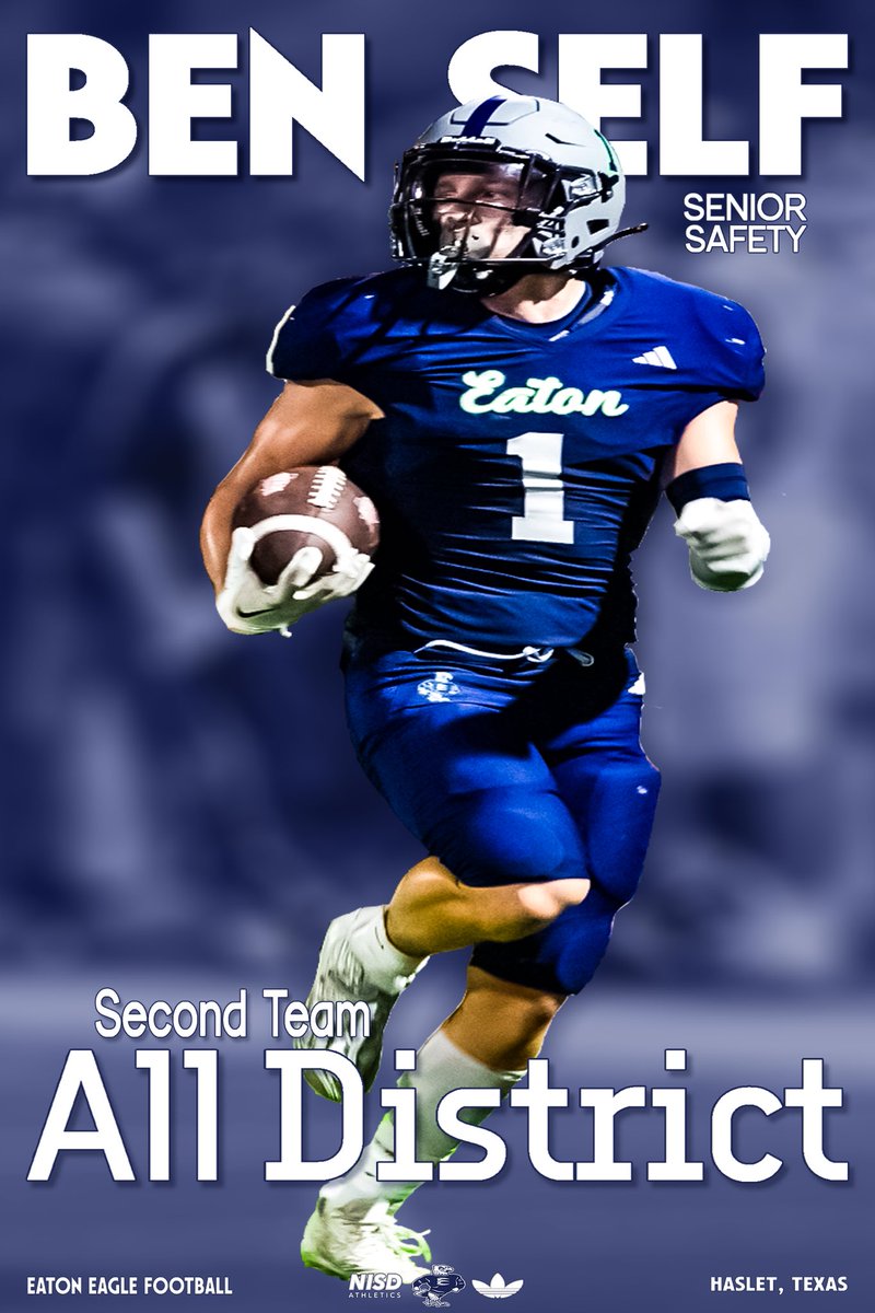 Congratulations to Ben Self for earning 4-6a 2nd Team All District honors.

#EATon | #GOBIRDS🦅