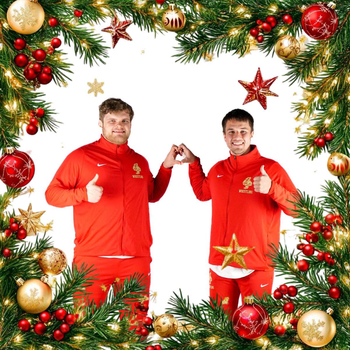Happiest of Holidays from the Otterbein Wrestling Fam1ly and our Merry Little Band of Elves!