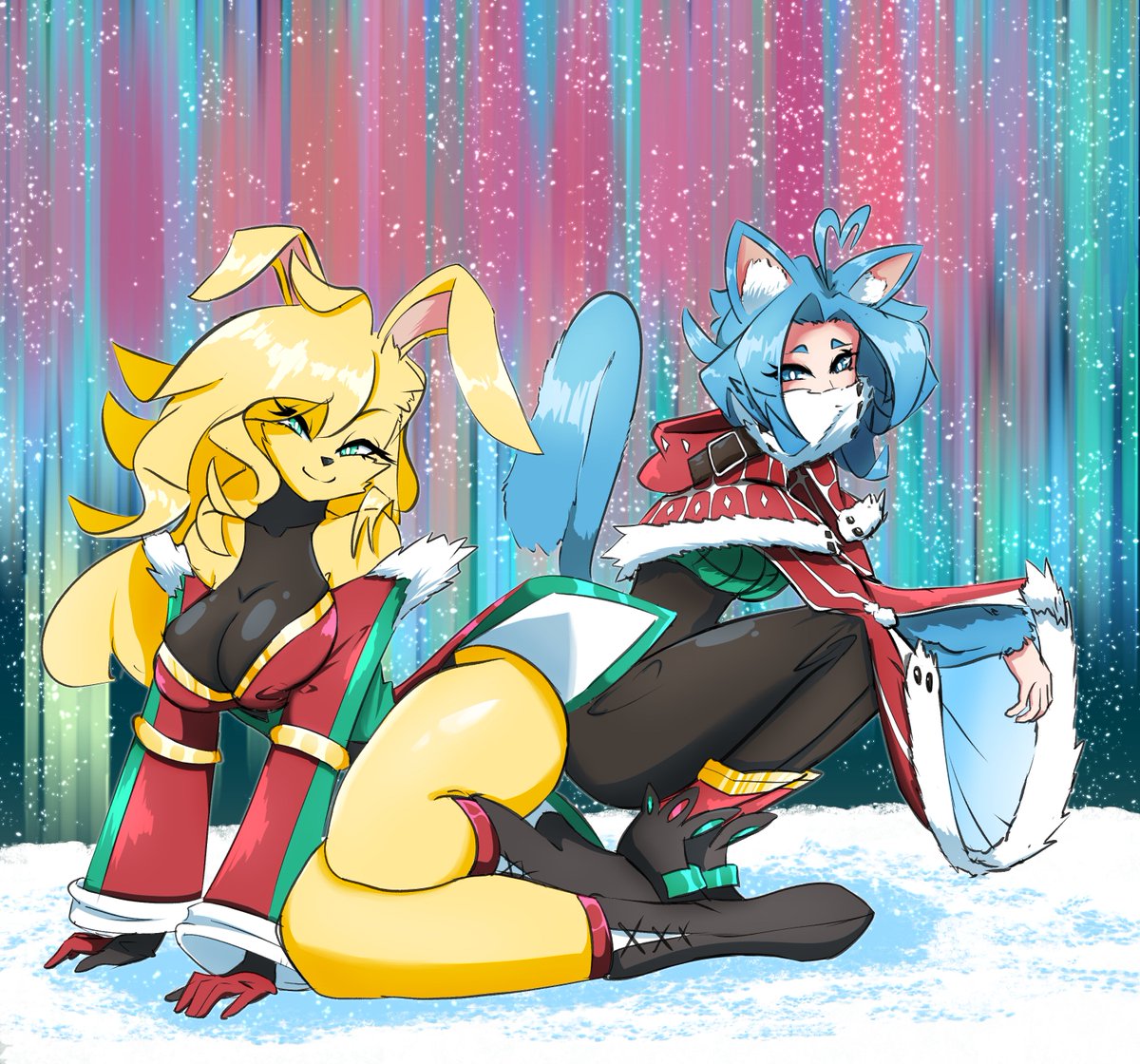 Merry Christmas to my friends <a href="/Jamo_ART/">JamoART (Helene & Hampt 4 out now!)</a> &amp; <a href="/MichaelDarkGrim/">Michael D Grimm</a> !!!🎄🎄🎄