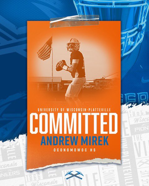 Blessed to say I am committed to <a href="/UWPlattFootball/">UW-Platteville Football</a> Thank you <a href="/Ryan_Munz/">Ryan Munz</a> <a href="/CoachR_Bailey/">Ryley Bailey</a> and the rest of the staff for a great opportunity!! #rollneers #Swingtheaxe <a href="/PrepRedzoneWI/">Prep Redzone Wisconsin</a> <a href="/MJ_NFLDraft/">Mark Johnson</a> <a href="/raccoonfootball/">Raccoon Football</a>