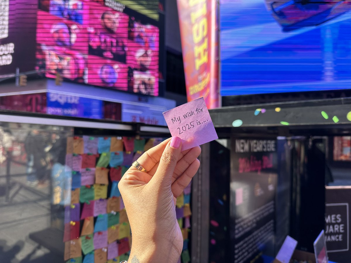 Hello 2025 🎉 Be a part of this year’s celebration by writing your wish for 2025 on a piece of official #NYE <a href="/PlanetFitness/">Planet Fitness</a> confetti to be released when the Ball drops at midnight on December 31 🪩 timessquarenyc.org/wish 🌟
