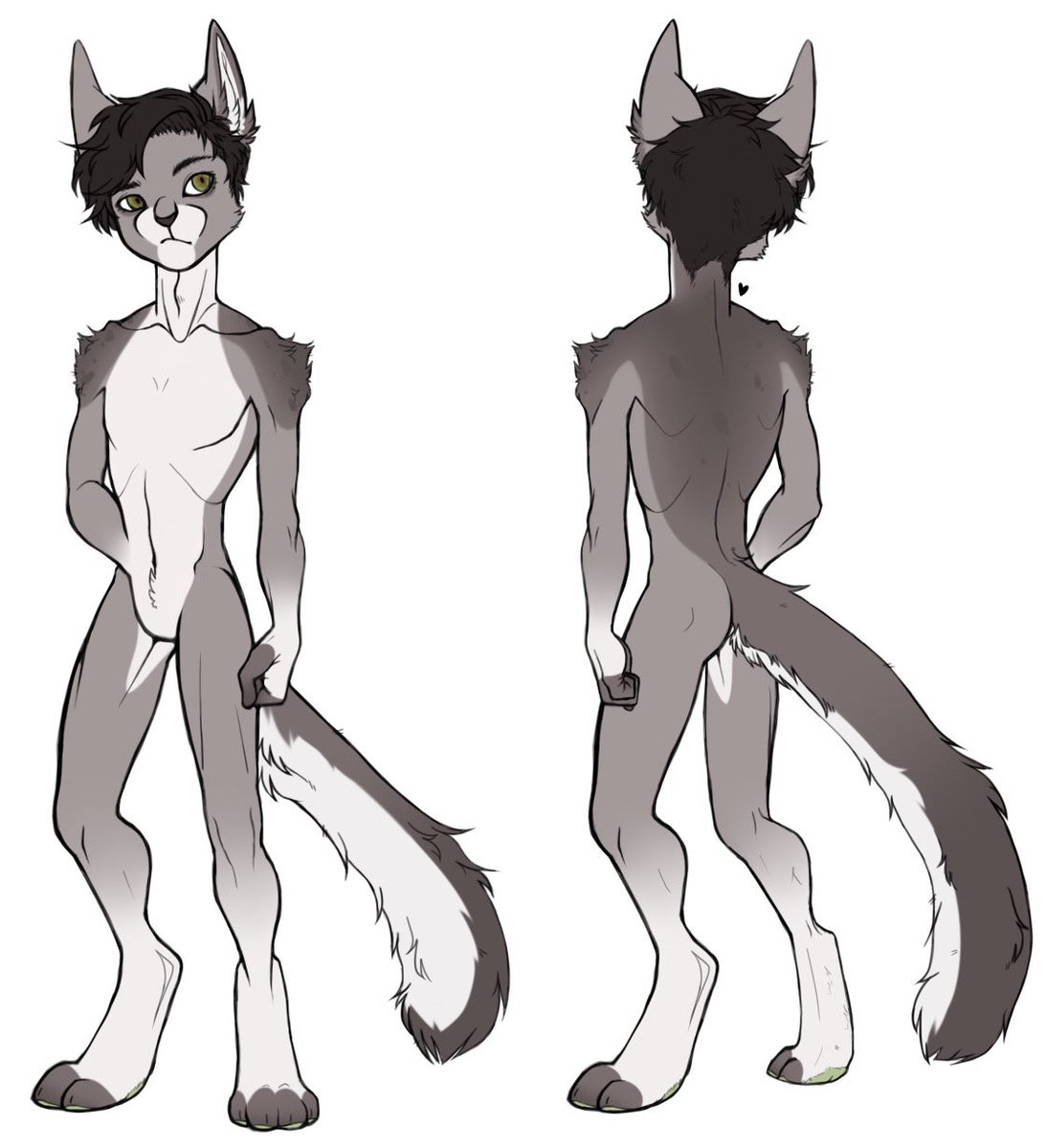 YOTEHEV's tweet image. Commissioned ref for someone on insta
⺀✦⠁