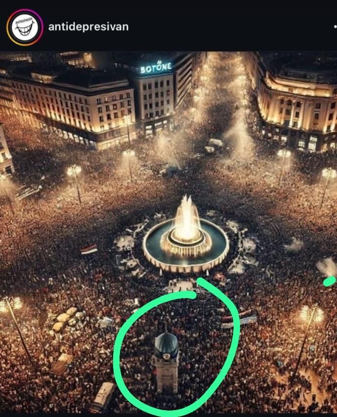 AndrejicVuk's tweet photo. Ekstremisti i lešinari @DraganDjilas @djordjemiketic @srdjanmil037 @SavoManojlovic @ZdravkoPonos @BorisTadic58 @MarinikaTepic @gjesic @misamajic i njihove malobrojne pristalice danas su poraženi. Recite vasim botovima da fontana nije radila. Top ste bre, ali za sprdnju.🤣🤣🤣 https://t.co/x1x7kBYXLE