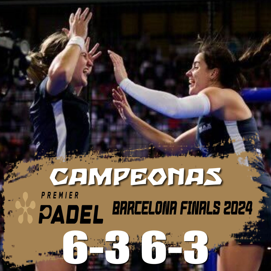 PsiqueDelPadel's tweet photo. 🏆 CAMPEONAS del PREMIER PADEL Barcelona TOUR FINALS 2024 🏆 

✅ Josemaría &amp; Sánchez 
❌ Triay &amp; Fernández 
📝 6-3 / 6-3

#padel #pádel #noticias #padelfip #premierpadel #premierpadelbarcelonafinals https://t.co/QMnE3qVzwJ