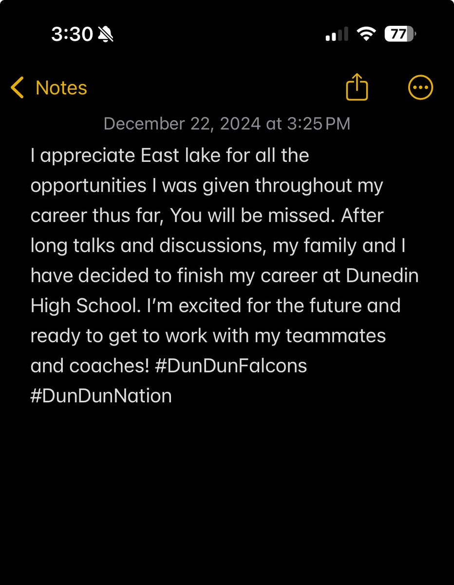 ⁦<a href="/CoachLC15/">Lawrence “LC” Coleman</a>⁩ ⁦<a href="/DHSFalconFB/">Dunedin Football</a>⁩ ⁦<a href="/CoachCliman/">Greg Climan</a>⁩ #DunDunNation #DunDunFalcon