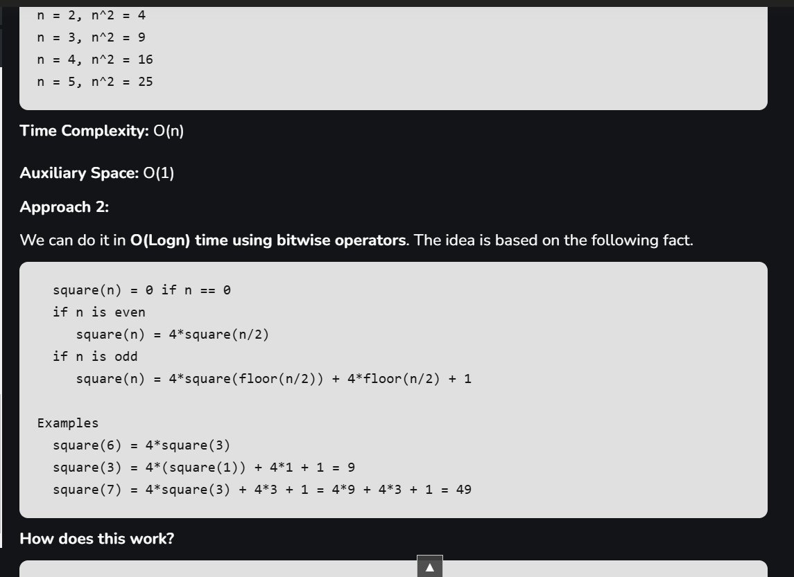 10__ishqa's tweet photo. Day 66 of #code 
Practiced Given an integer n, calculate the square of a number without using *, / and pow().  and   Range Minimum Query¶ of an array   $A[1..N]$ . You have to answer incoming queries of the form   $(L, R)$ , ask to find the minimum element in array https://t.co/Oy50atHKTI