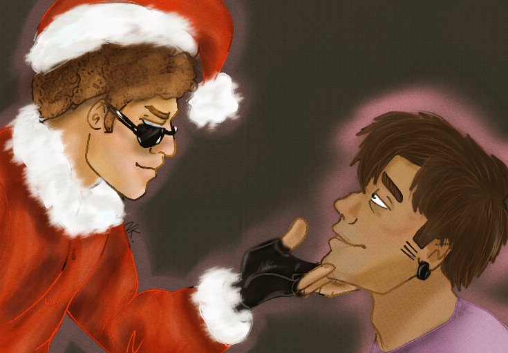 Natatheobsydian's tweet photo. MERRY CHRISTMAS BIATCH 
#art #digitalart #Arcane #orginalcharacter #loone #fandom #Christmas   #ship #Hallshipping
#moots #mootstwt #arttwt #LikeYaPictures https://t.co/T2URzp6fDI