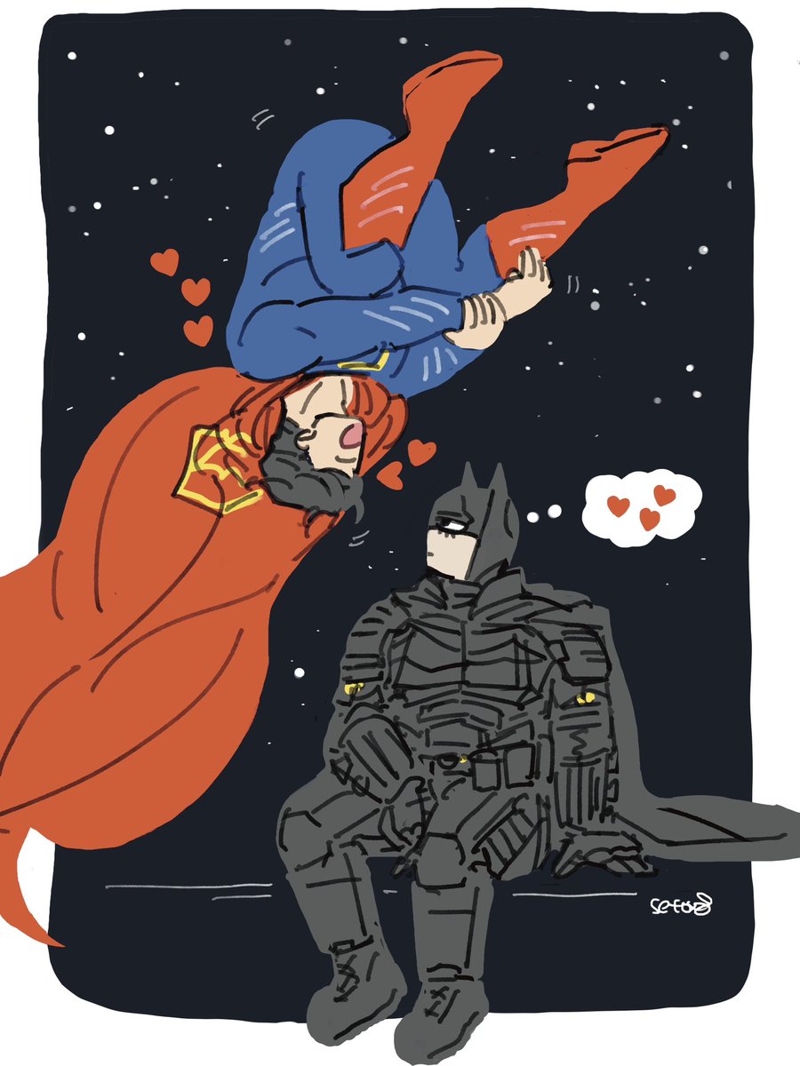 I'll show my battinson #superbat and I wanna see everyone's battinson superbat. 