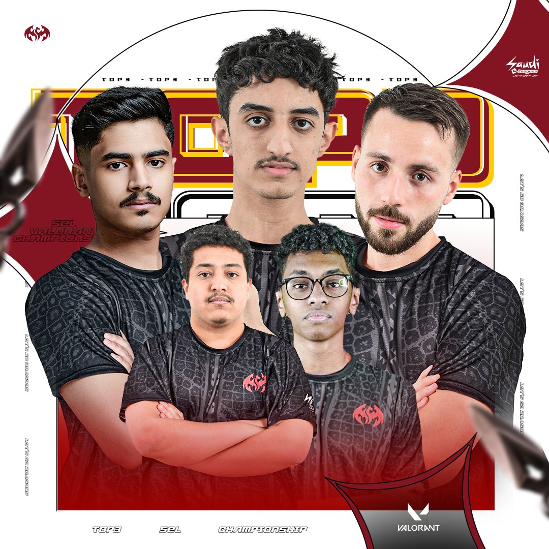 تنتهي رحلتنا في البطولة الكبرى من الدوري السعودي للرياضات الإلكترونية للعبة Valorant بالمركز الثالث 🏆🔫🔥
 
شكرا للاعبينا والقادم افضل❤️
 
#DragonsForce