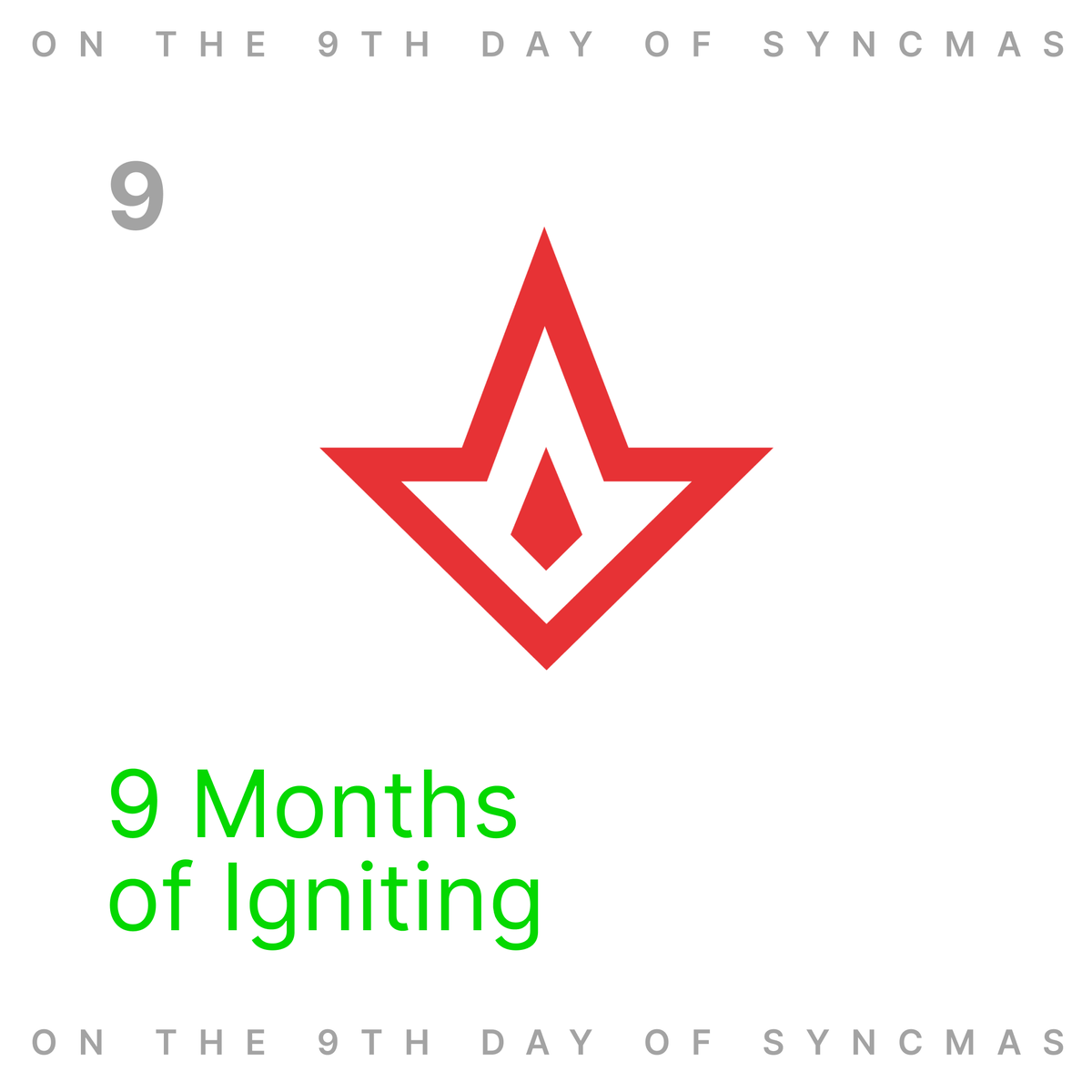 zksync's tweet photo. On the ninth day of Syncmas my ZK gave to me… nine months Igniting!

Starting January 6th, the @ZKsyncIgnite program will stream 300M ZK tokens over 9 months to DeFi users on Era across DEX, perp, and lending protocols. https://t.co/ZFS23uLnOr