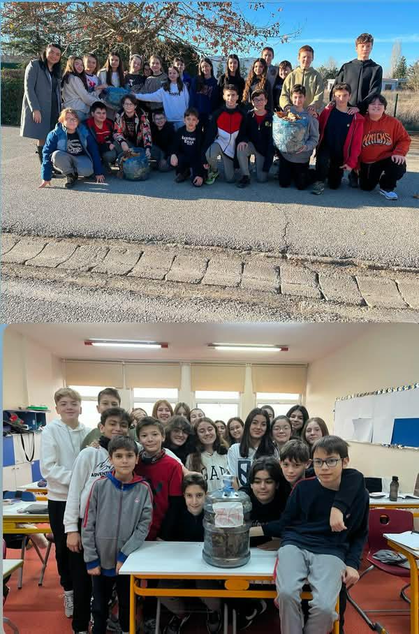 OzlemAdas's tweet photo. Evsel atıkların değerli bir gübre ve organik maddeye dönüşmesine kompost deniyor.
7. Sınıf öğrencilerimiz ile master junior dersimizde kompost'u öğrenerek evlerimizdeki evsel  atıklar ile uygulamalı olarak kompost yaptık♻️♻️❤️💙 https://t.co/6qmh9ldZfF