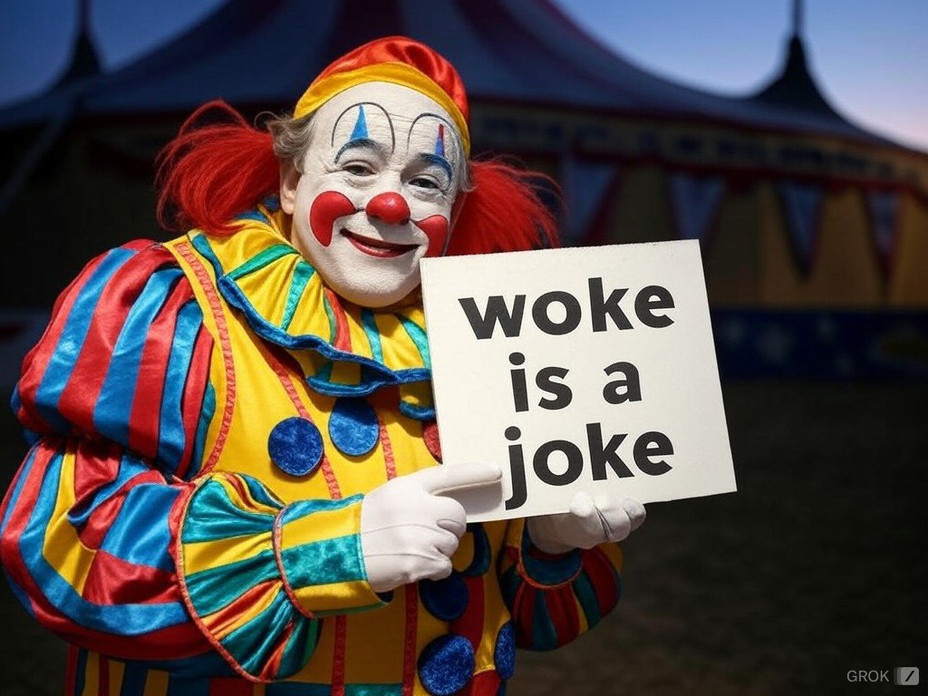 <a href="/TRUMP_ARMY_/">TRUMP ARMY</a> <a href="/elonmusk/">Elon Musk</a> Woke is a joke