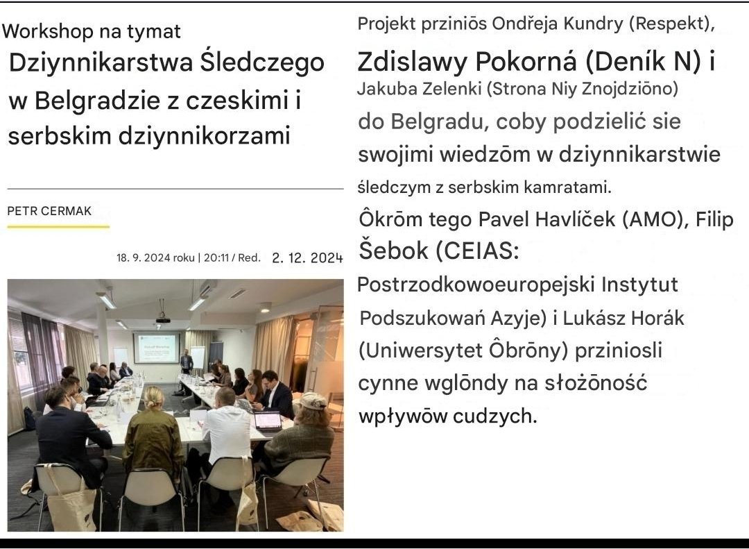 Fana43124688's tweet photo. SZL: Czeskŏ dziynnikorka #ZdislavaPokorná niy ma problymu z kludzyniym niyzoleżnego dziynnikarstwa śledczego w towarzistwie #Havlíček z #AMO abo #Kundr, kery pora dni nazŏd rychtowoł informacyje z ekspertym #Chodakiewicz'a #Vogl'ym z #IWP. https://t.co/4HRfQWUzuW