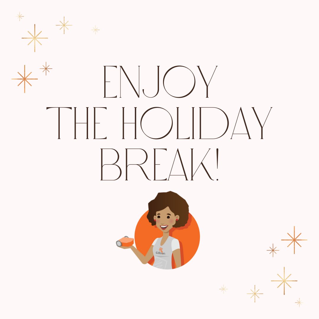 The Edison team will be taking a short break but if you have any questions please do not hesitate to reach out via our contact form meetedison.com/edison-robot-s… and one of our team will get back to you as soon as possible.

Happy Holidays and see you in 2025!

#STEAM #STEM #edtech