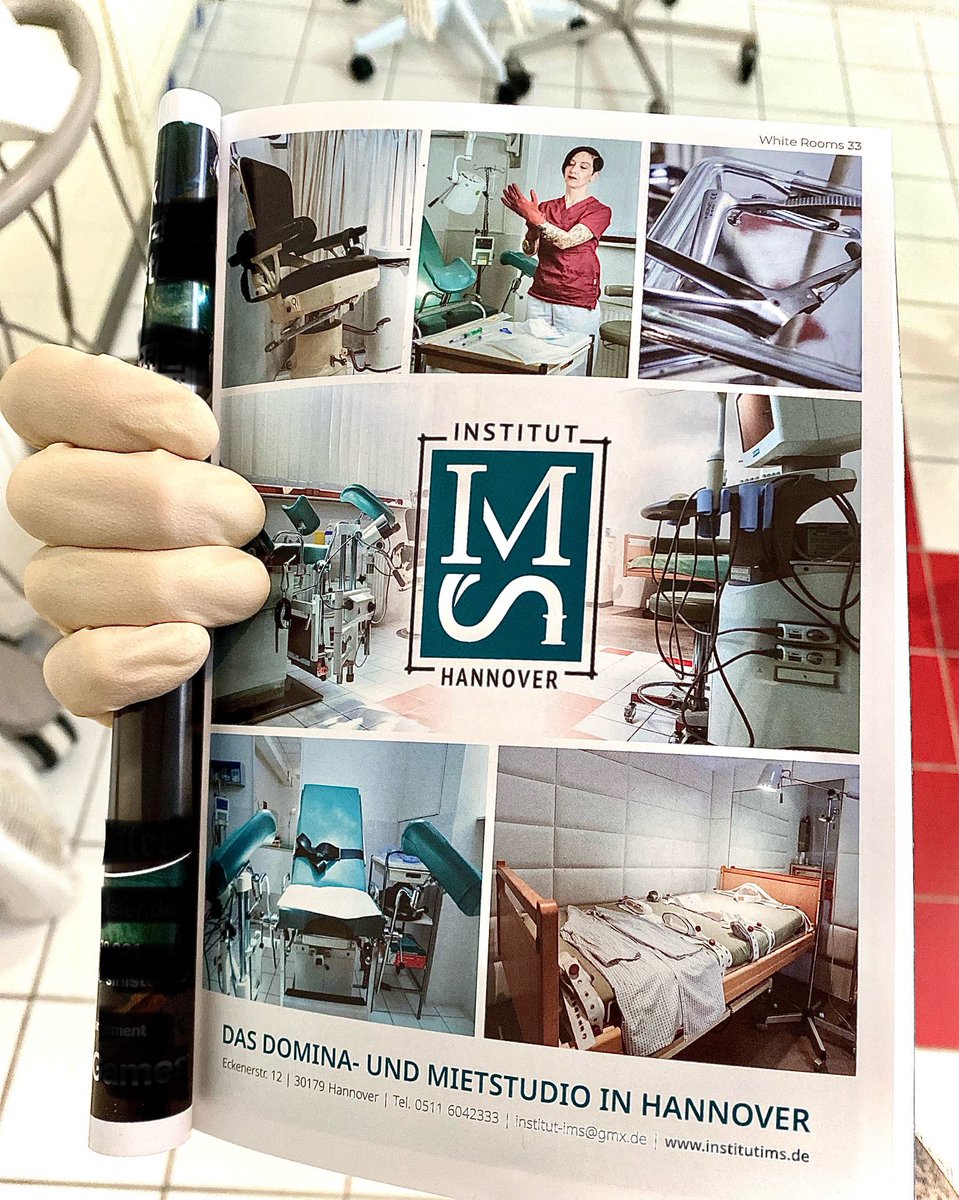 Die Klinik des Institut IMS Hannover ist in der Printausgabe white-rooms.de🏥🤍