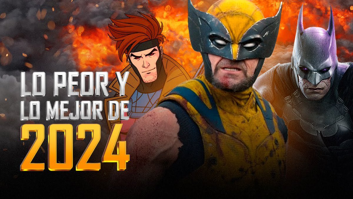 #NuevoVideo
Hoy repasamos lo peor y mejor de película, series, videojuegos y cómics de 2024.

👉 youtu.be/a0tCTwjtdN4?si…