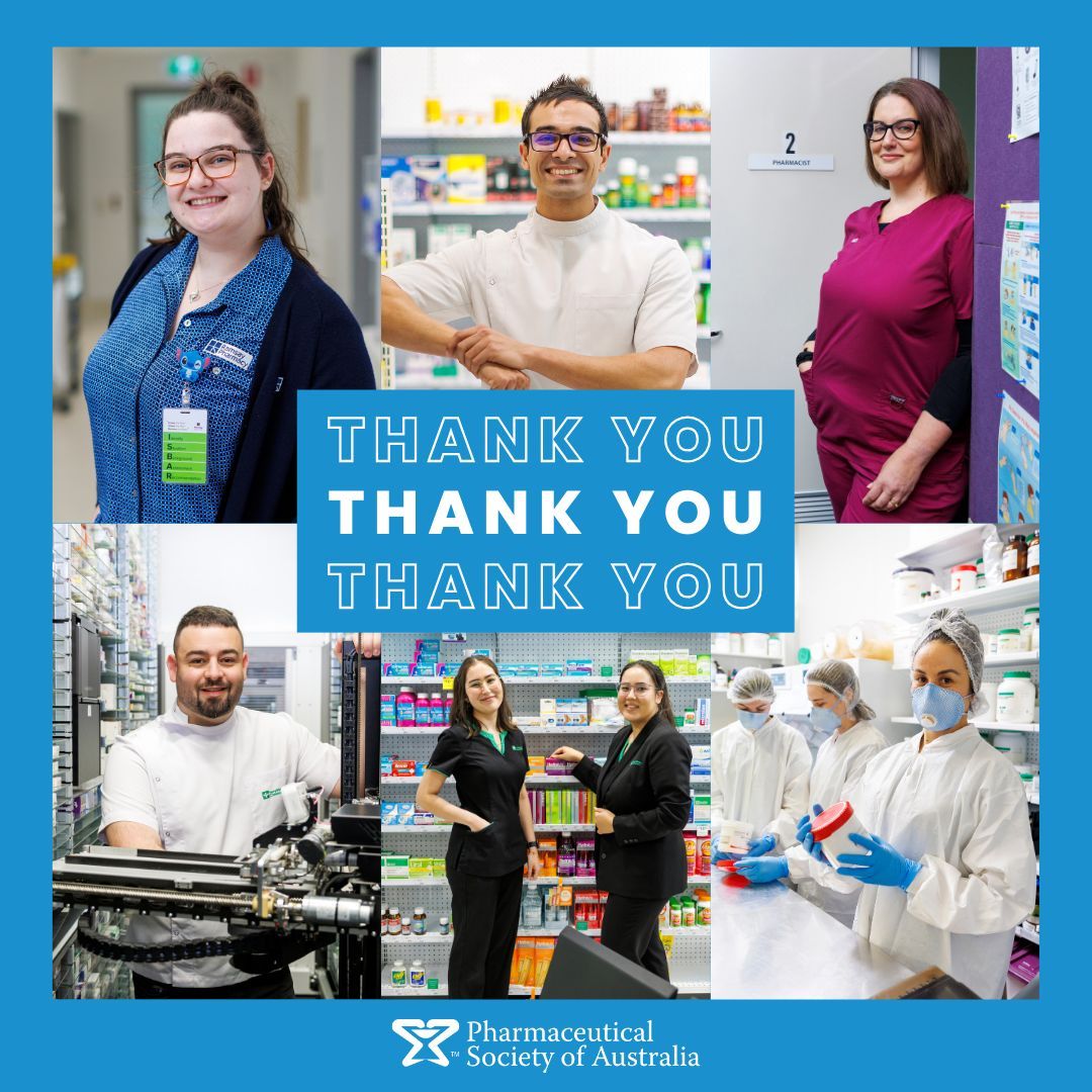 To all the pharmacists, pharmacy assistants and technicians working over the holiday period to provide care to Australians when and where they need it, thank you 💙