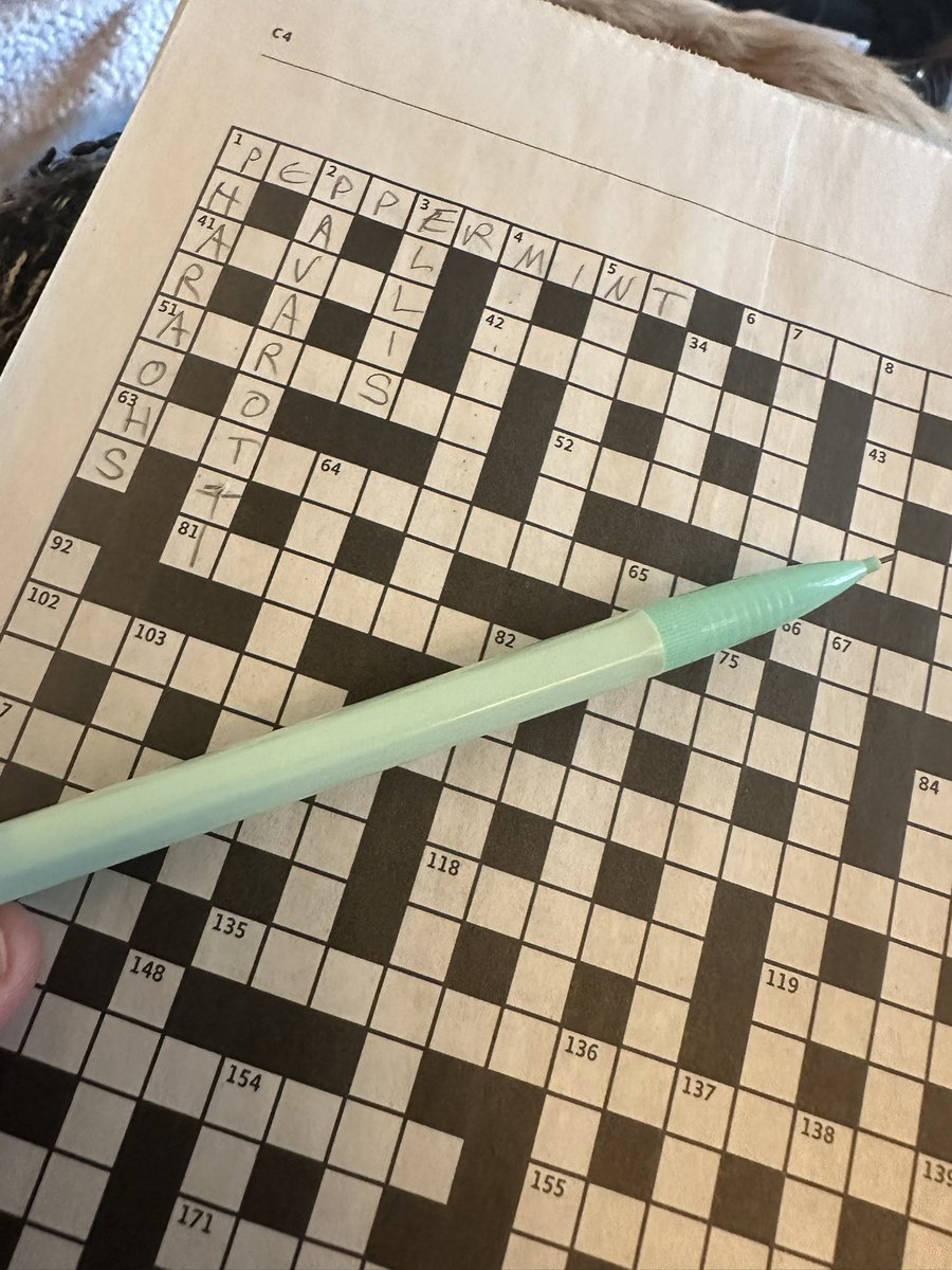 It begins. 

#globeholidaycrossword