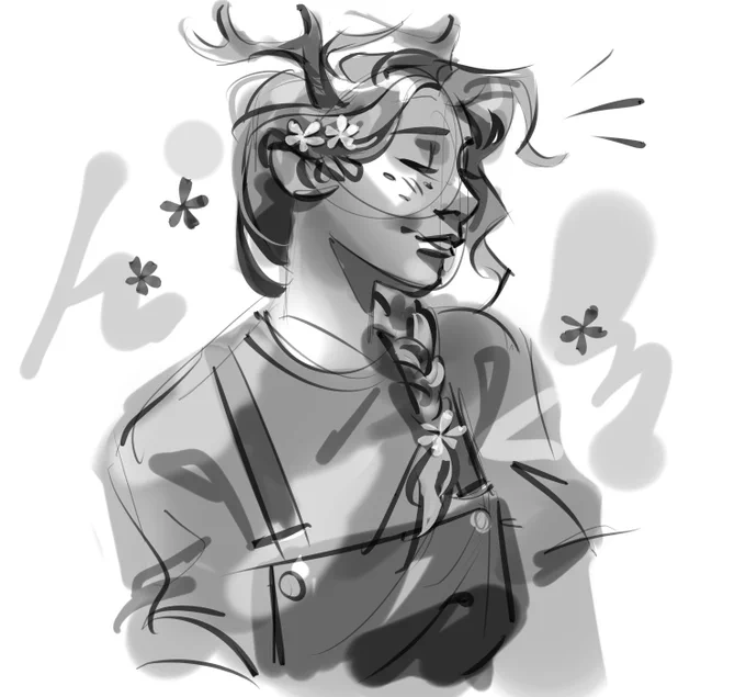 Came here to say hello and magicaly disappear again Have some pearlypop and gemstone #Hermitcraftfanart 