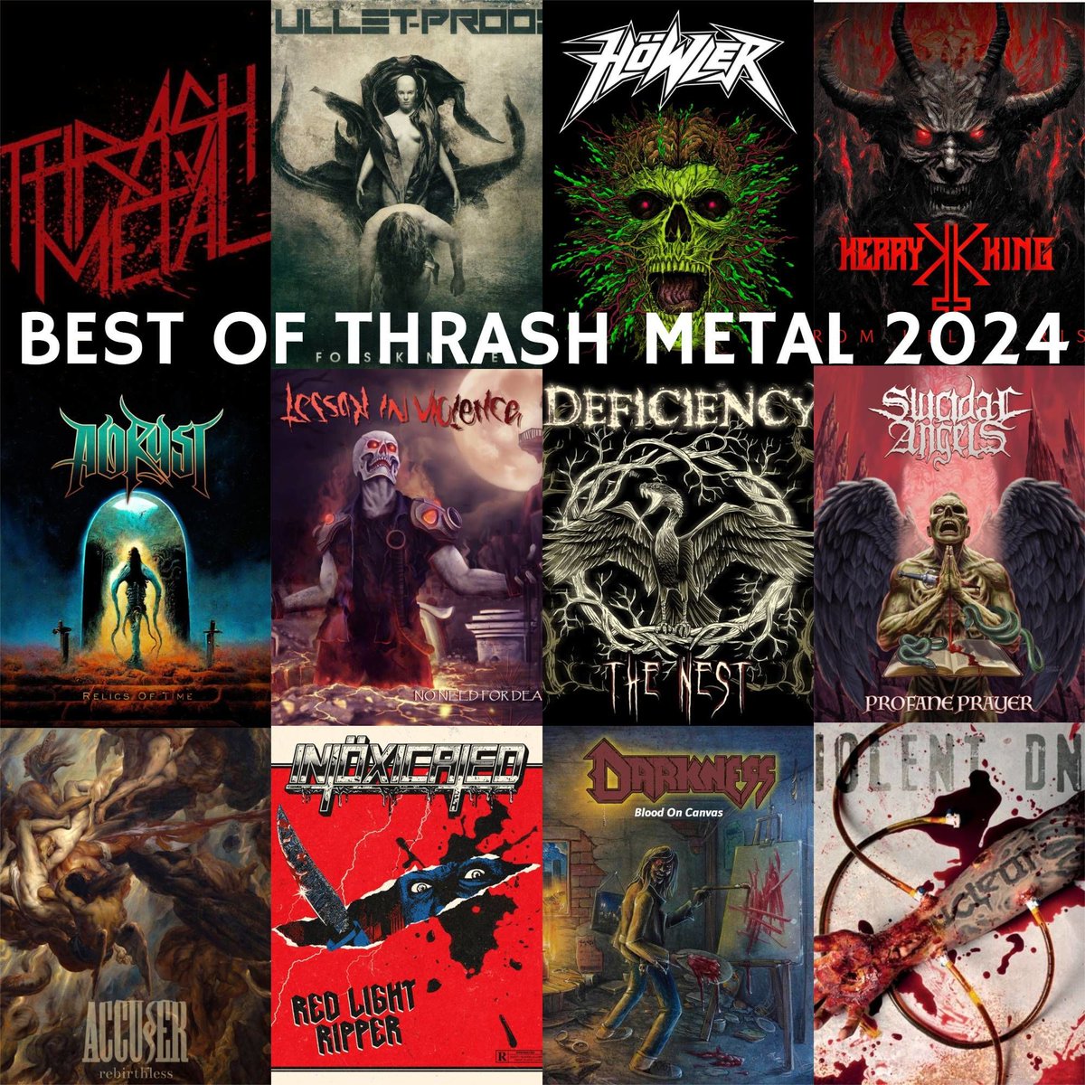 KILLER ON THE LOOSE, lundi 23 décembre à 21h
Yann poursuit son retour sur l'année et vous propose le meilleur du Thrash Metal 2024 !