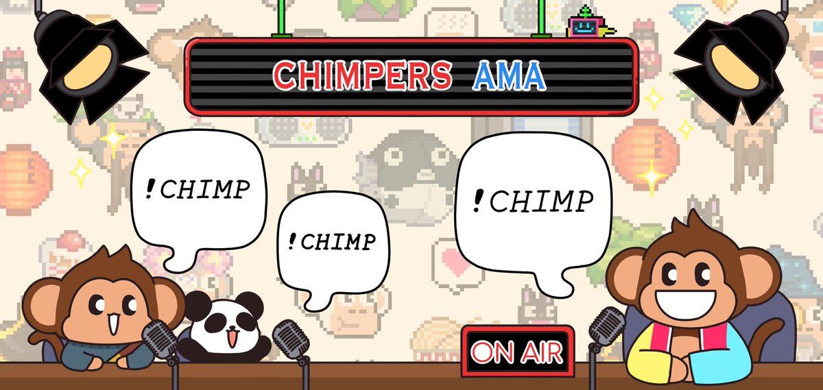 Join the Chimpers team tomorrow for an end of year Dojo gathering! 

Discord, 12pm EST. 

!CHIMP 🐒