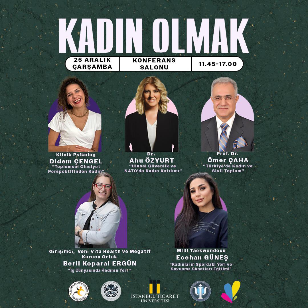 girisimTic's tweet photo. Girişimcilik Topluluğu, Psikoloji Topluluğu, Siyaset Bilimi ve Uluslararası İlişkiler Topluluğu ve Spor Topluluğu‘ndan herkese merhaba. 🌸
Birbirinden değerli konukları ağırlayacağımız bu panelimiz 25 Aralık Çarşamba Günü İstanbul Ticaret Üniveristesi Konferans Salonunda 
👇 https://t.co/j7SHnabfVf