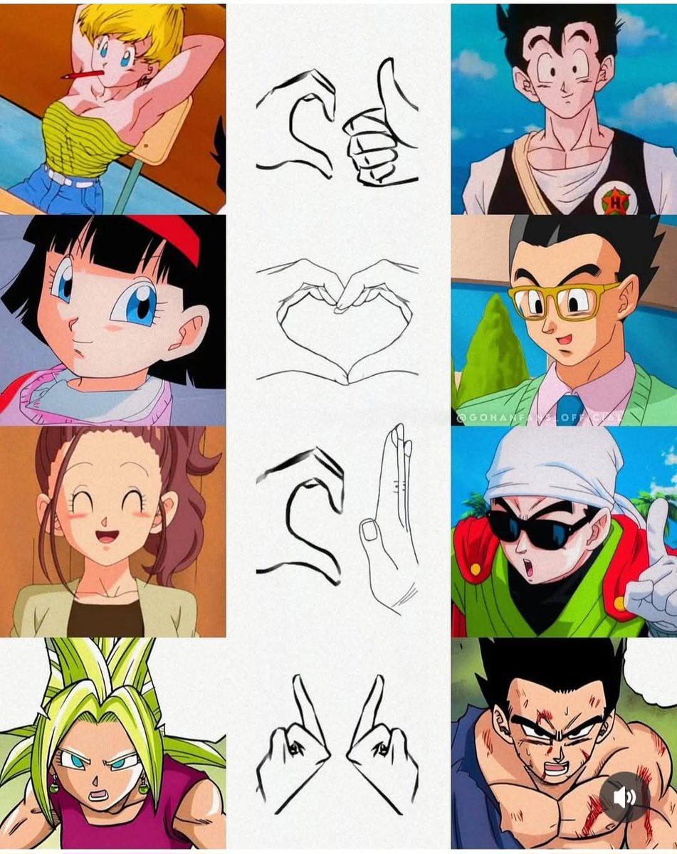 dbs_10_10's tweet photo. Gohan and the women he met https://t.co/r7vGSjk0w9
