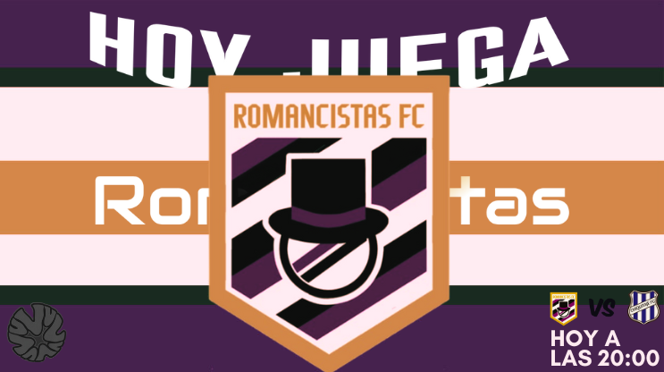 RomancistasFSC's tweet image. 𝐇𝐎𝐘 𝐉𝐔𝐄𝐆𝐀 𝐑𝐎𝐌𝐀𝐍𝐂𝐈𝐒𝐓𝐀𝐒💜🤍
@RomancistasFSC🆚@ChiquitajeFc
⏰20:00
📺twitch.tv/jorgetroll99_