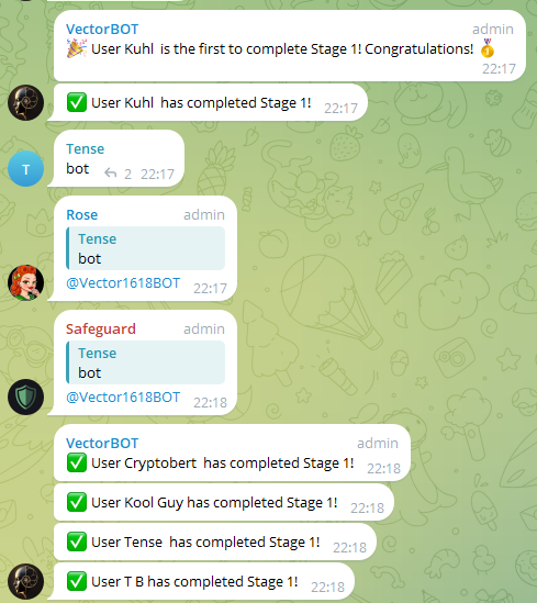 Vector1618's tweet photo. Stage 1 has already been claimed by the early birds. The game has begun. Will you keep up? https://t.co/YjRQJLqsvT