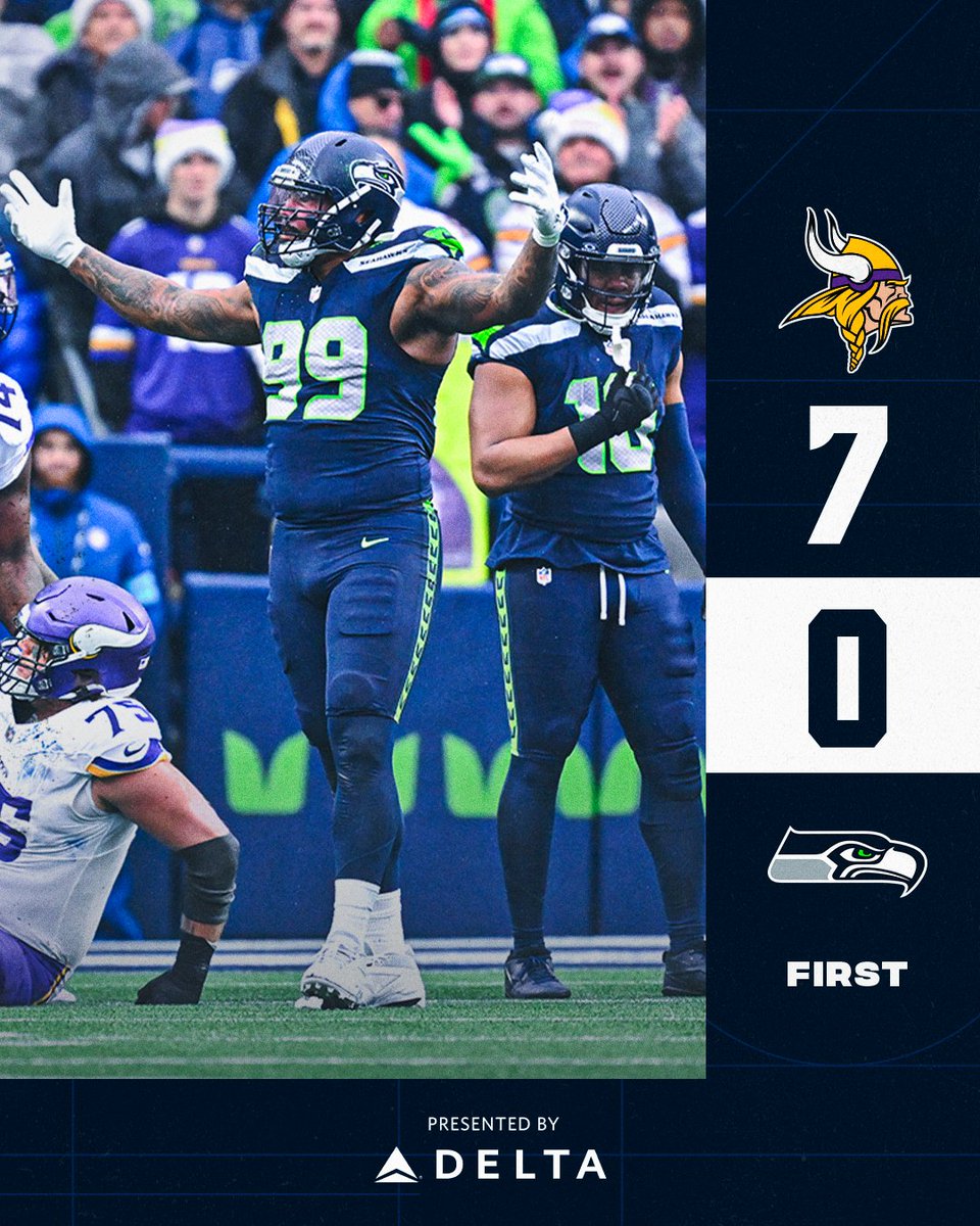 Seahawks's tweet photo. End of Q1.

#GoHawks x @Delta https://t.co/Xf7Mn7WcyL